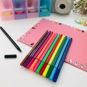 Kit 12 Fineliner Ponta 0.4mm