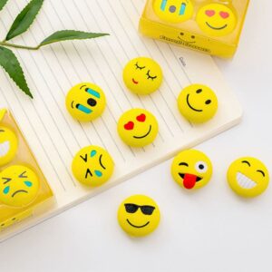 Kit 4 Borrachas Emoji