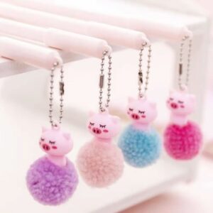 Caneta Porquinho Pompom
