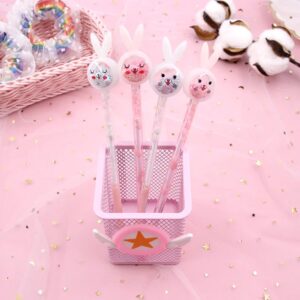 Caneta Coelhinho Transparente Shake