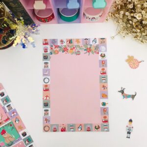 Kit 30 Folhas Estampadas Natal