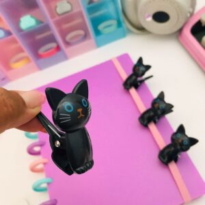 Kit 4 Pregadores Plásticos de Gatinho