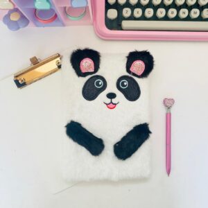 Caderno de Pelúcia - Panda