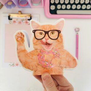 Bloco Gatinho de Óculos