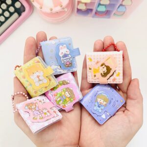 Mini Caderninho com Folhas Decoradas 4x4 cm