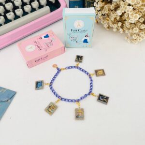 Pulseira Petit Conte em Alumínio 5mm - Azul Royal