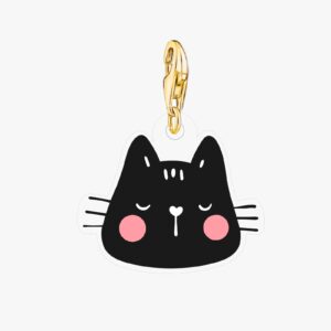 Charm Gatinho Preto Petit Conte - UN.