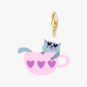 Charm Gatinho na Xícara Petit Conte - UN.
