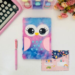 Caderno de Pelúcia Corujinha