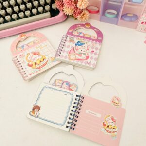 Caderninho Bolsinha Kawaii 10x15cm 70F