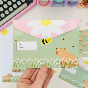 Kit Papéis de Carta com Envelopes La Palomita - Capivaras
