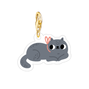 Charm Gatinho de Laço Petit Conte - Unidade