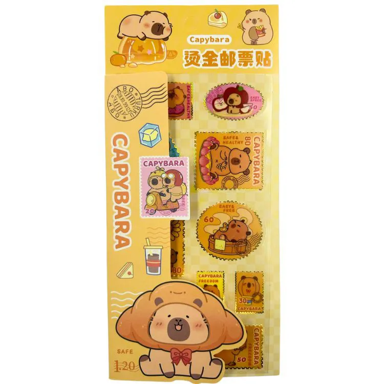 Adesivo Capivara Selinhos com 2 Cartelas