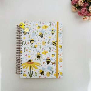 Caderno Wire-o Reposicionável - Abelhinha 10 Mat. Univ. 150fl (27,5x20cm)