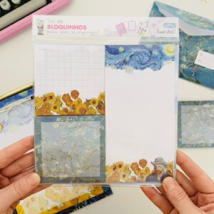 Trio de Bloquinhos 40 Folhas - Van Gogh