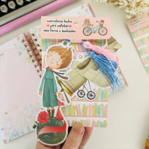 Kit com 2 Marcadores de Livro Pequeno Príncipe