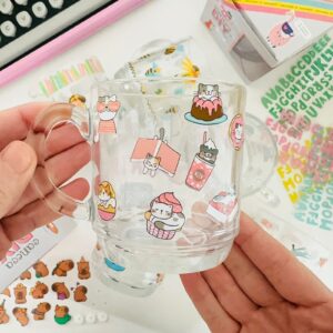 Caneca DIY 350 ML com DTF Gatinhos