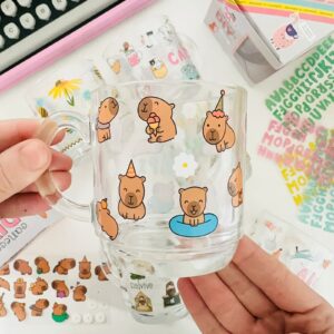 Caneca DIY 350 ML com DTF Capivaras