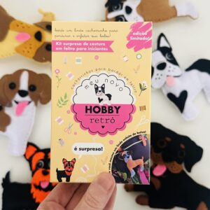Kit Surpresa de Costura em Feltro - Cachorrinhos