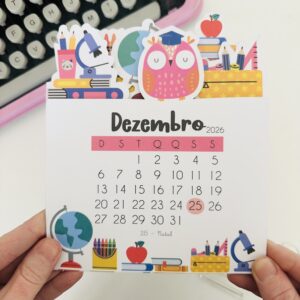 Calendário 2026 Corujas