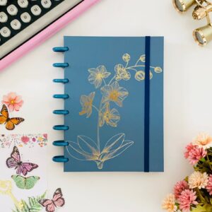 Agenda de disco 2026 A5 Orquidea