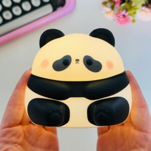 Lâmpada Suave em Silicone Panda Coitadinho 11x11 cm