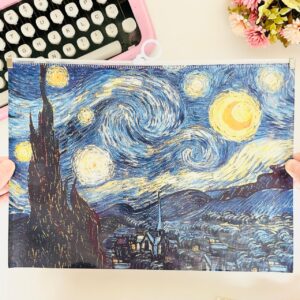 Pasta Ofício Noite Estrelada Van Gogh 32,5x24,5 cm