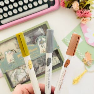 Kit com 3 Marcadores ArtístIcos Metalizados