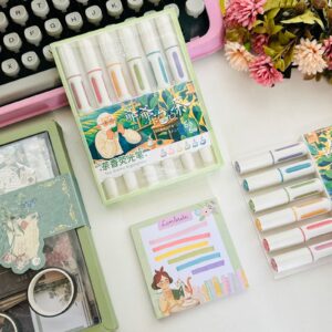Kit com 6 Marcadores de Texto Aromas de Chá