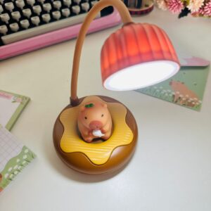 Abajur Capivara na Rosquinha USB 25X10