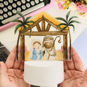 Luminária USB O Nascimento de Jesus