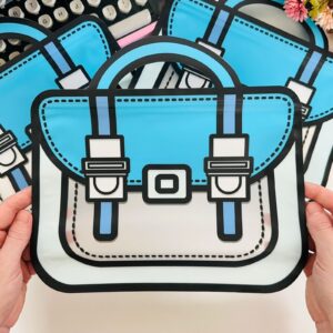 Embalagem Plástica Ziplock 25x24 cm Malinha Escolar - Kit com 4