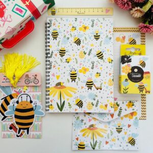 Kit de Papelaria Natalino Abelhinhas