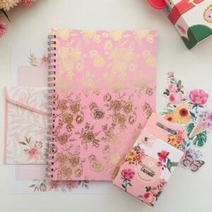 Kit de Papelaria Natalino Flores