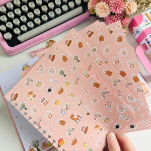 Kit 4 Divisórias Doce Rotina Caderno Wire-o A5