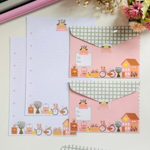 Kit Papéis de Carta com Envelopes La Palomita - Doce Rotina
