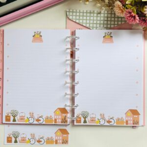 Refil 40 Folhas 90 gr - Doce Rotina Tamanho Caderno de Disco A5