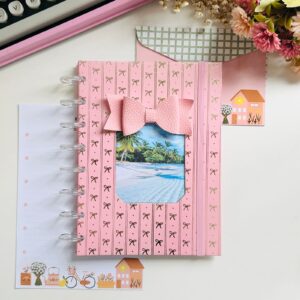 Planner em Disco A5 Doce Rotina Rosa