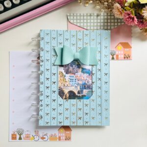 Planner em Disco A5 Doce Rotina Azul