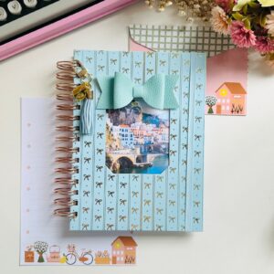 Planner Wire-o A5 Doce Rotina Azul