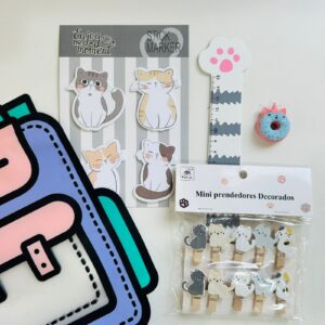 Mochilinha Promocional com Kit Gatinhos