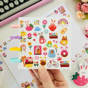Caderno de Disco Buendía - Sweety Zoo Tamanho: Mini (10,5 x 10,5 cm) Folhas Decoradas