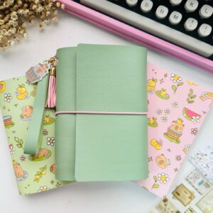 Caderno Journal com 2 Cadernetas Pontilhadas - Capivara