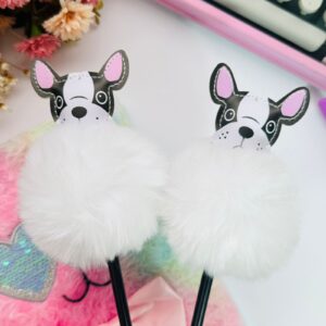 Caneta Bulldogue Pompom