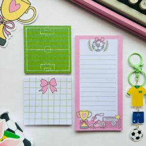 Trio de Bloquinhos 40 Folhas - Futebol