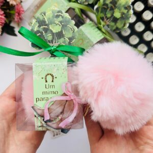 Chaveiro com Pompom - Bota Country