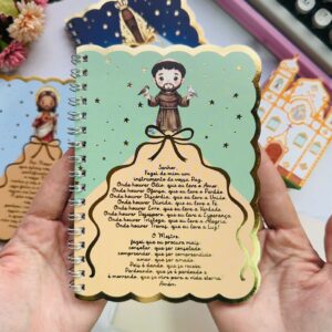 Caderno A6 40 Flhs Decoradas - São Francisco