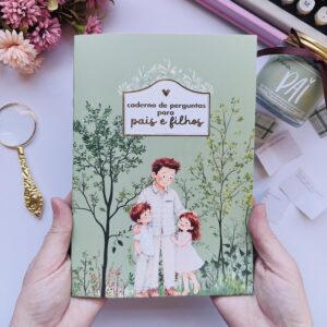 Caderno de Perguntas Pais e FIlhos 28 Páginas 21x15 cm