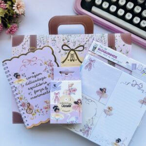 Kit Bailarina com Caderninho A6